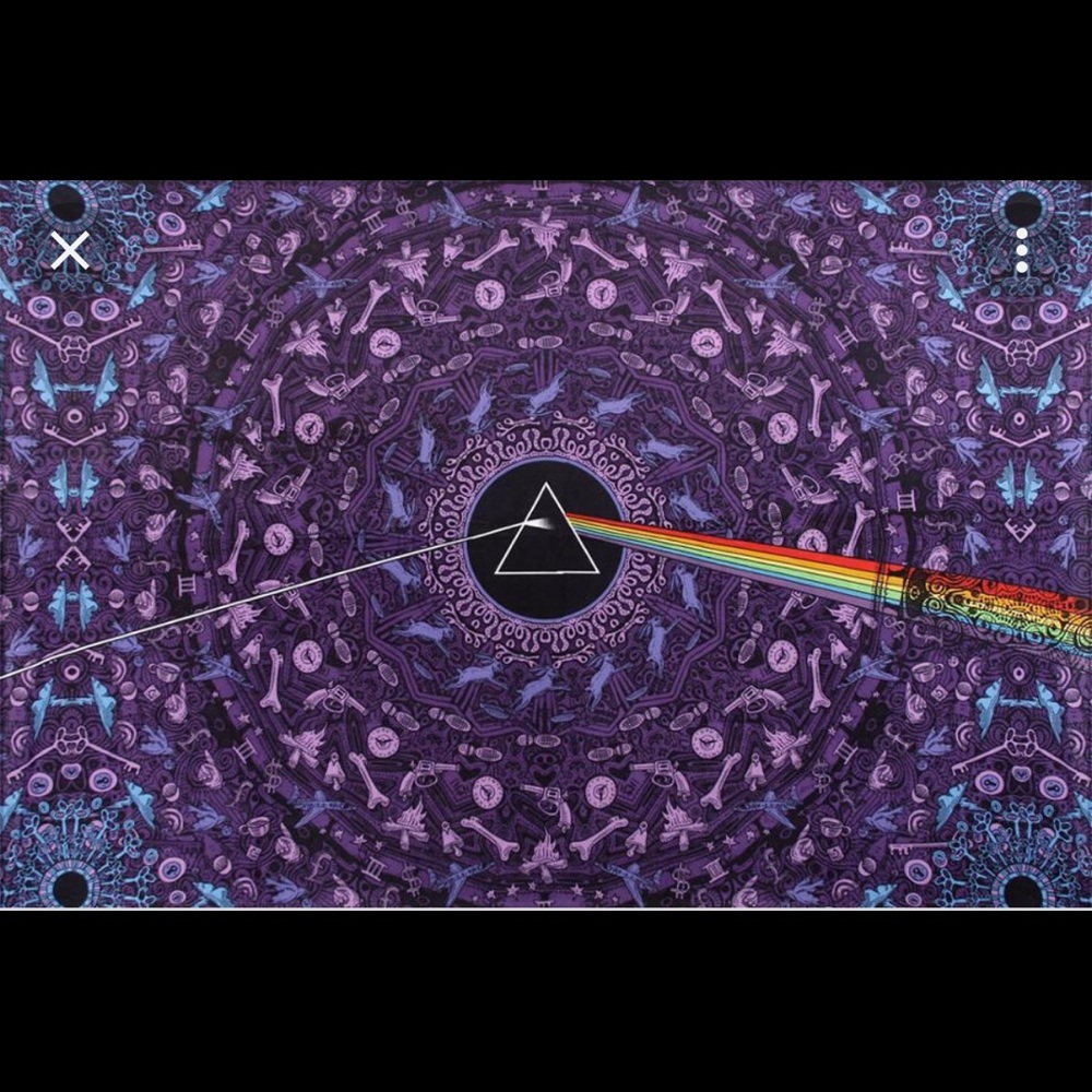Pink floyd tapestry dark side of the moon lyrics purple - large